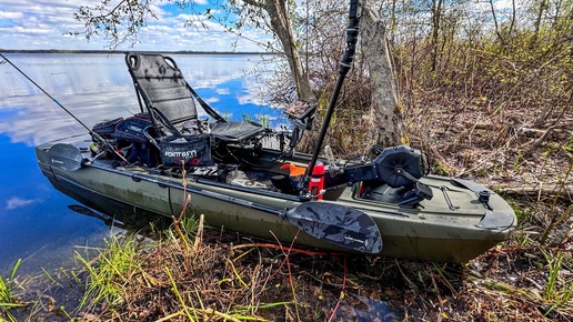 Педальный каяк Point65 KingFisher — свобода для рыболова. Проверено на практике!